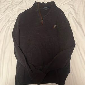 Polo Mens Quarter Zip Small